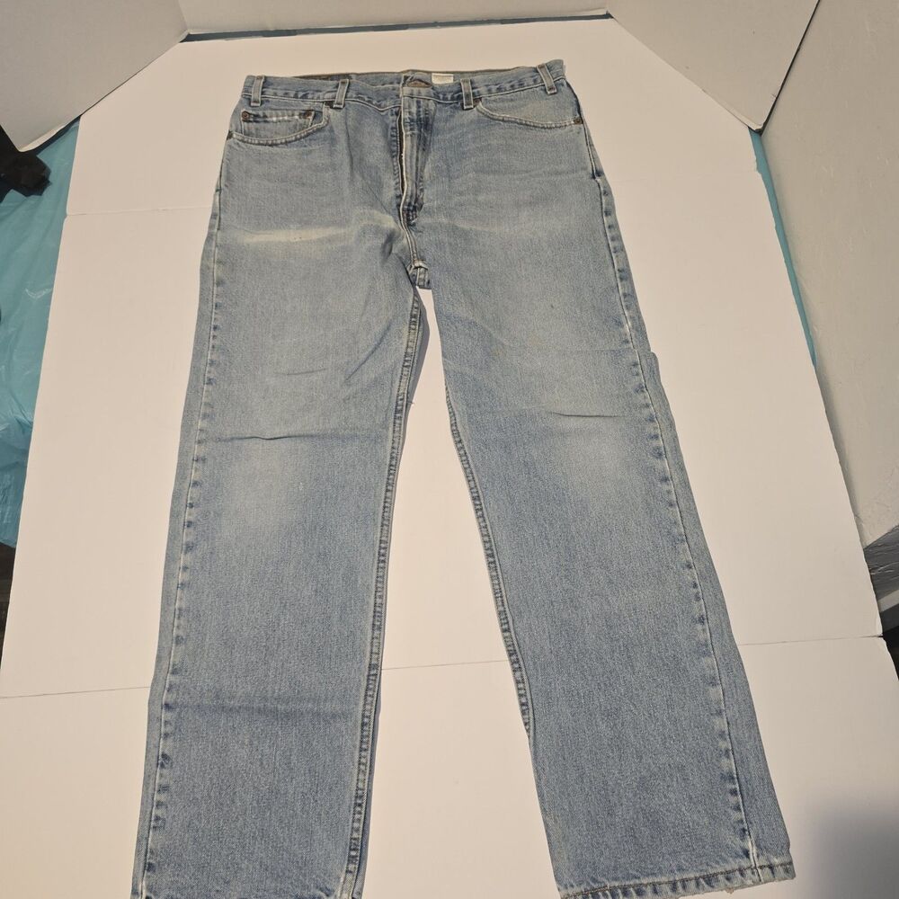 Vintage Levis 505 Denim Jeans.Straight Leg 36 X 30. A4